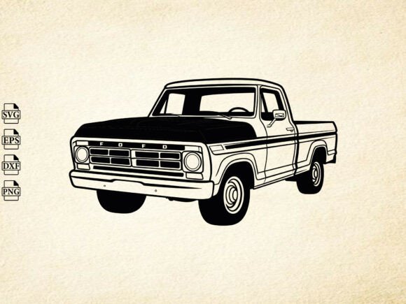 Download Vintage Truck SVG, Truck Clip Art Svg - Vintage truck svg Collection