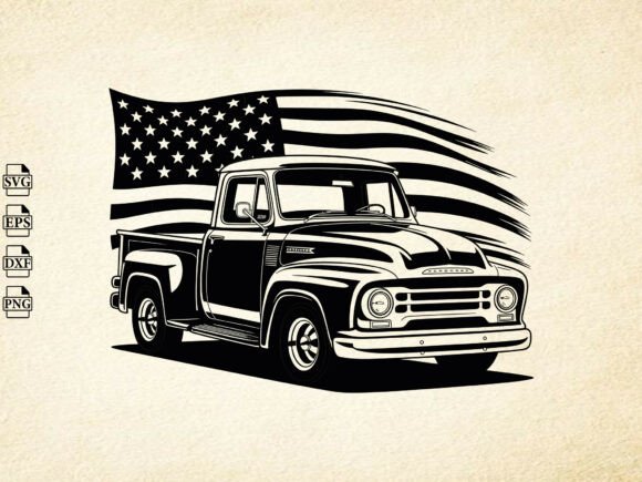 Download Vintage Truck SVG, Truck Clip Art Svg - Vintage truck svg Collection