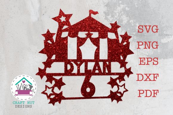 Download Customised Circus Party Cake Topper SVG - Cake topper svg Collection