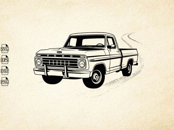 Download Vintage Truck SVG, Truck Clip Art Svg - Vintage truck svg Collection