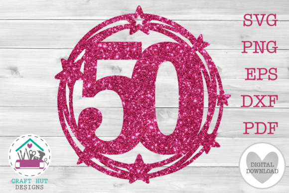 Download 50th Birthday Cake Topper SVG Number 50 - Cake topper svg Collection