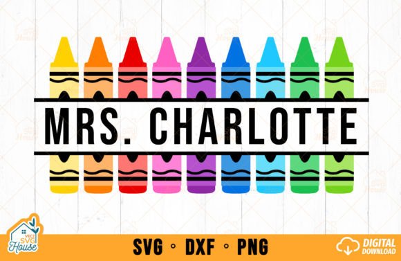 Download Crayon Split Monogram SVG School Teacher - Split monogram Collection
